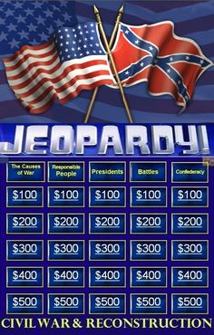 an american flag and two flags with the words jeopardy on it