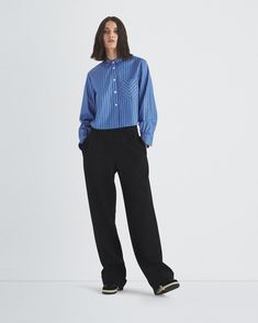 Buy the Maxine Cropped Cotton Poplin Shirt at rag & bone. Free Shipping in the US. Workwear Poplin Blouse With Cuffed Sleeves, Chic Poplin Shirt For Work, Classic Poplin Blouse For Workwear, Poplin Blouse With Cuffed Sleeves For Work, Classic Poplin Blouse For Fall, Classic Fall Poplin Blouse, Classic Cotton Blouse With Buttoned Pockets, Workwear Poplin Blouse With Button Cuffs, Poplin Blouse With Button Cuffs For Work