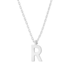 PRICES MAY VARY. Wearing a Monogram Necklace is a classic way to make a statement! Show off your first name, your new last name, s name, or even alma mater! Our Alphabet Initial Pendant Necklace is 10mm/0.4" in height and is 18" in length with a 2" extender. Our Rhodium Plating will ensure a very long lasting brilliant finish that is nickel free, lead free and hypoallergenic. ✦ 60-DAY GUARANTEE ✦ Your happiness is our number one priority. To ensure your complete satisfaction, we offer a hassle-f Classic Name Initial Pendant Charm Necklaces, Classic Initial Pendant Name Charm Necklace, Classic Charm Necklace With Initial Pendant, Classic Charm Necklaces With Initial Pendant, Classic Nameplate Initial Necklace, Classic Initial Necklace For Mother's Day, Classic Initial Necklace For Personalized Gift, Classic Personalized White Gold Charm Necklace, Classic Everyday Initial Name Necklace