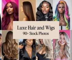 90+ Luxury Hair and Wig Stock Photos, African American Models, Beauty Stock Images, Website Stock Images, Social Media Stock Images, Melanin This collection is perfect for Entrepreneurs and Business Owners: Ideal for those wanting to convey a sophisticated and luxurious image on social media. Content Creators and Social Media Managers: Perfect for those in need of ready-to-use, visually compelling assets to maintain an upscale and dynamic social media presence. Digital Marketers and Agencies: Gr Web Images, Luxury Hair, Social Media Influencer, Business Person, Social Platform, African American, Hair Stylist, Influencer, Beauty Book