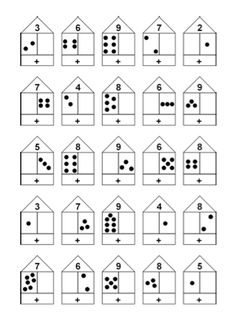 the worksheet is filled with numbers and shapes