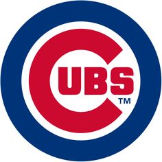 the chicago cubs logo on a white background