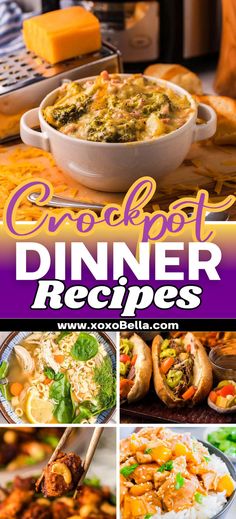 Dinner recipes to make in a slow cooker Dump And Go Crockpot Dinners Easy, Potluck Comfort Food, Crockpot Chicken Dinners, Greek Lemon Chicken Soup, Slow Cooker Italian Beef, Leave Alone, Delicious Slow Cooker Recipes, Easy Crockpot Dinners, Crockpot Dinners