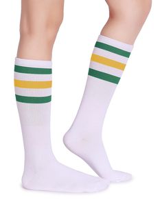 PRICES MAY VARY. We select high quality cotton.They are very soft,breathable and comfortable. Below the knee length and triple stripes.They are not too light,and not too thick. On the calf:Approximate leg length is 11 inch (28cm). Fit Mens Shoe Size 6-12(Socks Size:7-13);Womens Shoe Size 5-12(Socks Size:6-14) Packing Contents:1 Pairs(2 socks) assorted in Pareberry pack. Casual White Breathable Knee-high Socks, White Casual Mid-calf Socks, Sporty Knee-high Cotton Socks, White Cotton Knee-high Socks, Casual Comfortable Knee-high Socks, Casual Cotton Knee-high Socks, White Mid-calf Cotton Socks, White Cotton Mid-calf Socks, Comfortable Striped Cotton Socks