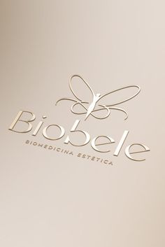 the logo for biobeele is shown on a white background