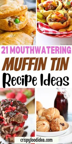 Here you get some muffin tin ideas that are best for breakfast. Healthy Muffin Tin Recipes, Muffin Tin Recipes Breakfast, Easy Muffin Tin Recipes, Muffin Tin Desserts, Muffin Tin Pizza, Easy Muffin Recipes, Muffin Tin Breakfast