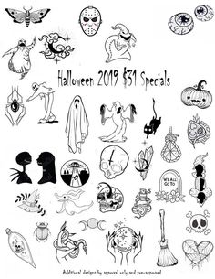 halloween cliparts for kids and adults to use on their own projects, including drawings