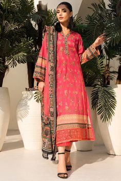 Brand: MotifzProduct Code: 4641-SAPPHIRECollection: Umang by Motifz Vol-01 Digital Pinted Embroidered Lawn CollectionFabric: Lawn DESIGN DETAILS: Digital Printed Schiffli Embroidered Lawn Front 1.14 M Digital Printed Lawn Back 1.14 M Schiffli Embroidered Patch For Front And Back Daman 1.68 M Digital Printed Lawn Sleeves 0.67 M Digital Printed Lawn Dupatta 2.5 M Dyed Cotton Trouser 2.5 M DISCLAIMER: Lining, Laces, and Tassels are not included in unstitched variants. Embellishment items in stitched outfits are subject to market availability The actual colors of the outfit may vary from the colors being displayed on your device. CARE INSTRUCTIONS: Extra Fabric Has Been Used For Shoot Original Color May Vary Slightly From The Picture Dry Clean Recommended Iron The Clothes At Moderate Temperatu Lawn Design, Lawn Shirts, Extra Fabric, Fabric Stores Online, Jacquard Fabric, Fabric Online, Designer Suits, Embroidered Patch, Embroidered Patches