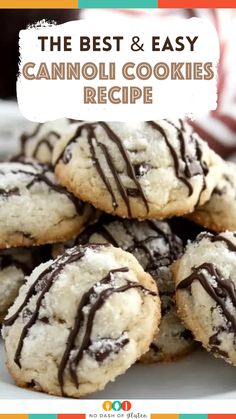 the best and easy cannoli cookies recipe