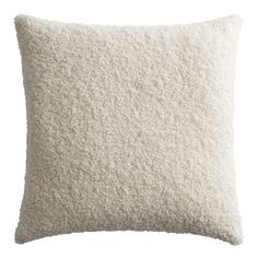 a white pillow on a white background