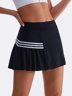 GYPSY GIRL-Quick-Drying Activewear Skirt - The802Gypsy Adidas Skirt, Athletic Skirt, Long Sleeve Tank Top, Sports Skirts, Knit Style, Tennis Player, Midi Dress Party, Self Design, Tennis Clothes