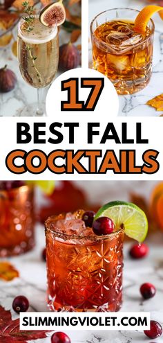 the best fall cocktails to drink this season