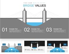 Free Editable Bridge Value PowerPoint Template Values Examples, Bridge Project, A Bridge