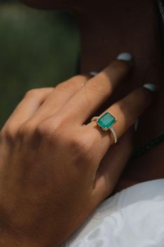 Meet Selen Jewels, the Turkish based family owned jewellery brand founded by two sisters, Seda and Selen. Tap the link to shop the full collection, live on Wolf & Badger now.🤍 Emerald Gemstone Signet Ring In Fine Jewelry Style, Luxury Ethical Emerald Jewelry, Green Emerald Signet Ring With Gemstone, Dad Jewelry, June Birthstone Jewelry, Pin Jewelry, June Birth Stone