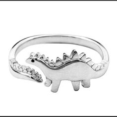 Rrraaawwwrrrr! Super Cute! Dare To Be Different Wearing Your New Dinosaur Ring! Two Styles Currently Available. Bundle & Save! Dinosaur Rings, Long Neck Dinosaur, Dinosaur Ring, Costume Jewelry Rings, Gothic Rings, Animal Rings, Cute Dinosaur, Silver Band Ring, Animal Jewelry