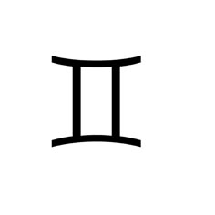 the letter i is made up of two thin lines in black on a white background