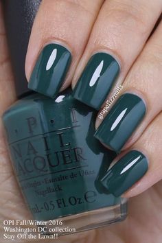 Opi Washington Dc Collection, Dc Collection, Nails Opi, Nagellack Trends, Nail Colors Winter, Green Nail, Nails Winter, Nails Colors