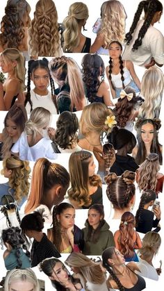 Moose Hairstyles Curls, Braid In Back Of Hair, Hairstyles To Keep Hair Off Neck, Active Hair Styles, Think Hairstyles, Hair Styles For The Lake, School Photo Hairstyles Hair Up, Hairstyles For Six Flags, Hair Ideas For The Pool