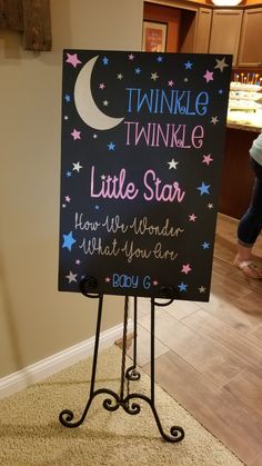 a sign that says twinkle twinkle little star