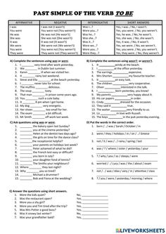 the past simple verbs worksheet is shown in black and white with text