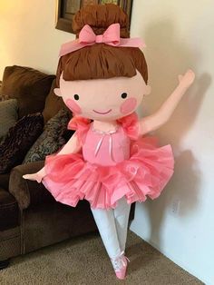 Ballerina Pinata, Diy Crafts Pencil Case, Horse Birthday Parties, Diy Projects To Sell