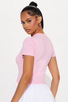 Available In Pink And White. Crew Neck Short Sleeve Front Screen Stretch Disclaimer: Due To The Printing Process A Difference In Saturation May Occur. Each Garment Is Unique 95% Cotton 5% Spandex Imported | I Was Just Bored Tee Shirt in Pink size 2X by Fashion Nova Search By Photo, White Crew Neck, Jeans Jumpsuit, Womens Loungewear, Matching Dresses, Pink Fashion, Pink And White, Printing Process, Clothes For Sale