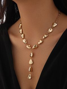 DETAILS
Composition: 100% Plastic Nugget Necklace, Accessories Gold, Accessories Silver, Leisure Fashion, Drop Pendant Necklace, Tough Love, Geometric Necklace, Watches Women Fashion, Baroque Fashion