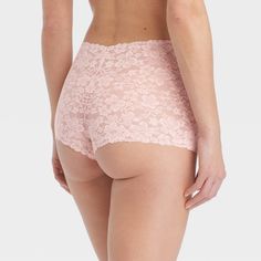 These Allover Lace Boy Shorts from Auden™ bring the perfect blend of classic design and cool comfort to your intimates drawer. These mid-rise boy shorts are crafted soft, stretchy fabric with cotton lining and a cotton gusset to offer a comfortable, flexible fit, and the slight sheerness provides full coverage for confident wear. Designed in a solid hue, they feature allover floral lace detailing for a touch of elegant style. Auden™: Comfort true to every shape & hue. Pink Bottoms For Daywear With Short Length, Pink Bottoms For Daywear, Short Length, Pink Short Length Bottoms For Daywear, Fitted Soft Touch Boxer Briefs, Fitted Short Boxer Briefs For Daywear, Fitted Shorts For Daywear, Feminine Daywear Pajama Shorts, Feminine Pajama Shorts For Daywear, Feminine Short Length Pajama Shorts For Daywear