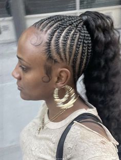 Paint Ideas 2023, Nails Paint, Cornrow Ponytail, Thing About Me, Hair Styles Braids, Styles Braids