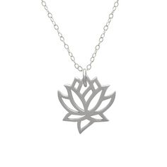 "This sterling silver lotus charm makes a simple and sweet necklace.  Great for bridesmaids or a simple everyday necklace for yourself. In many Eastern cultures, the Lotus Flower symbolizes purity, new beginnings, and divine birth. The lotus is an ancient symbol of life and rebirth. It grows through muck and mud to bloom its stunning flower on the water's surface.    LISTING IS FOR:  > One sterling silver charm/pendant necklace -------------------------------------------------------------------- Silver Birth Flower Charm Necklaces For Weddings, Silver Charm Necklaces With Birth Flower For Wedding, Silver Birth Flower Charm Necklace For Wedding, Silver Wedding Charm Necklaces With Birth Flower, Silver Flower Charm Necklace For Wedding, Silver Flower Charm Necklaces For Wedding, Silver Wedding Charm Necklace With Birth Flower, July Birth Month, Simple Necklace Everyday