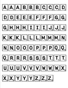 the upper and lowercase letters are shown in black on white, as well as an upper