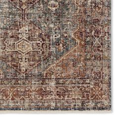 Vibe by Jaipur Living Zefira Zakaria Vintage / Overdyed Area Rugs | Rugs Direct Light Fringe, Rugs Direct, 5x8 Area Rugs, Rug Yarn, Jaipur Living, Distressed Texture, Rug Size Guide, Rug Direct, Large Rugs