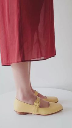 Eugenia Flat in Manteca – ZOU XOU Casual Yellow Flats With Round Toe, Yellow Leather Flats With Almond Toe, Yellow Flats With Leather Sole And Round Toe, Yellow Leather Flats With Round Toe, Yellow Slip-on Flats With Rubber Sole, Mary Jane Flats, Loafer Mules, Flat Boots, Pale Yellow