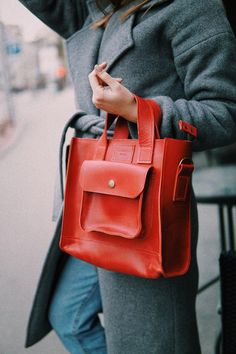 "Red women's shoulder medium-sized zip-closure bag. A universal accessory. Gift for her, Bag for women, gift for mommy, Medium handbag, Travel bag A beautiful and elegant large leather bag with a long shoulder strap. It comes in a variety of colors, that all play nicely with the golden findings. The bag is quite big and can easily fit everyting for an overnight trip, or a very busy day roaming the city jungle. It has one large section and a pocket inside. an outside pocket at the front. Complete Affordable Red Satchel As A Gift, Cheap Red Satchel For Errands, Urban Bags, Bride Tote Bag, Bride Tote, Red Leather Bag, Large Leather Bag, Leather Hip Bag, Elegant Bags