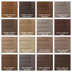 the different types of wood doors and their names