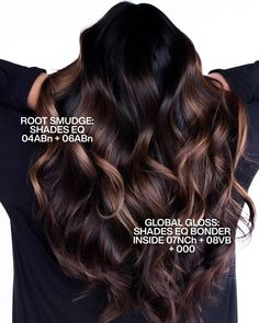 Redken on Instagram: “"The Shades EQ Bonder Inside Natural Chocolates series is the greatest gift to brunette specialists. These tones are so perfectly balanced…” Redken Hair Color, Redken Hair Products, Liquid Hair, Redken Shades, Hair Gloss, Hair Color Formulas, Brunette Hair With Highlights, Redken Shades Eq, The Greatest Gift