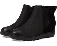 Women's SOREL Evie™ II Chelsea Sorel Evie, Sorel Womens, Black Boots Women, Black Sea, Toe Designs, Buy Shoes, Boots Black, Easy Wear, Sea Salt