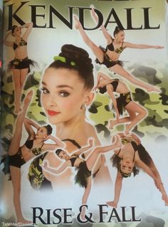 the front cover of a book with pictures of dancers