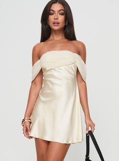 Adoration Mini Dress Cream Cute Homecoming Dresses, Fleece Dress, Dress Cream, Grad Dresses, Outerwear Outfit, Satin Mini Dress, Hoco Dresses, Curve Dresses, Pink Mini Dresses