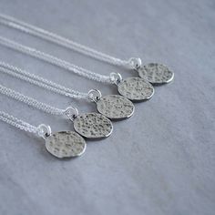 This all sterling silver necklace features a full moon with a textured, cratered surface. The face of the pendant measures approximately 0.65 x 0.53 inches and the back is stamped with my maker's mark and sterling silver quality stamp (925). The chain is a beveled cable chain and is shown at 18 inches long on the mannequin. Choose your chain length from the drop down menu. ★ All orders come wrapped in a gift box, ready for gifting ★ Moon Jewelry Silver, Full Moon Jewelry, Esoteric Jewelry, Astronomy Jewelry, Black Cat Necklace, Full Moon Necklace, Crescent Moon Necklace Silver, Moon Necklace Silver, Moon Phases Necklace