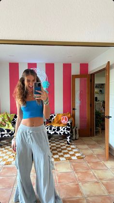 Colorful Thrift Outfits, Surfer Astethic Outfits, Lexx Hidalgo, Hippie Spring Outfits, Beachy Boho Outfits, Colorful Loungewear, Casual Summer Outfits Dresses, Summer Outfit 2022, Hawaii Outfit