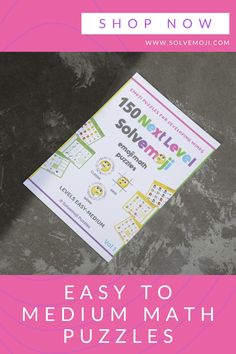 the easy way to medium math puzzles for kids is with this free printable puzzle