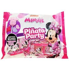 minnie mouse pinata party candy bag