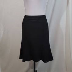 This Black Career Dress Skirt From To The Max Is New With Tags. Wear To The Office With A Suit Jacket And Heels Or Out With A Cute Top! Back Zip, Small Flare At The Bottom. Size 6, Approximately 33-34" Waist, 23" Length. 64% Polyester, 33% Rayon, 3% Spandex. Lining Is 100% Acetate. Halter Top And Skirt, Tiered Midi Skirt, Tiered Ruffle Skirt, Knit Midi Skirt, High Low Skirt, Top Skirt Set, Max Black, Tweed Skirt, Mermaid Skirt