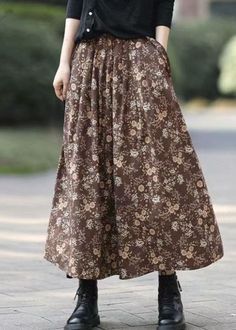 Maxi Skirts Fall, Skirts Fall, Maxi Skirt Fall, Kevin Spacey, Coffee Print, Fall Skirts, Maxi Skirts, Vintage Coffee, Maxi Skirt