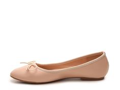 Journee Collection Vika Ballet Flat - Free Shipping | DSW Beige Ballet Flats With Round Toe, Fitted Beige Ballet Flats, Everyday Ballet Flats With Low Heel, Medium Width, Beige Ballet Flats With Medium Width, Feminine Pink Slip-on Ballet Flats, Journee Collection, Ballet Flats, Capsule Wardrobe, Ballet