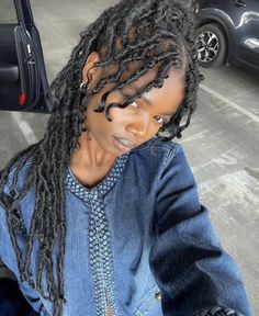 Blk Aesthetic, Black Girlhood, French Curl, Faux Locs Hairstyles, Pretty Braided Hairstyles, Hair Images, Locs Hairstyles, Faux Locs