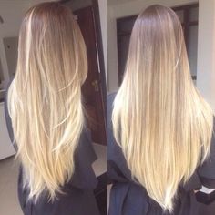 long straight ombre hair with highlights - Google Search V Cut Hair, Best Ombre Hair, Red Highlights, Ombre Hair Color, Long Straight Hair, Summer Sports