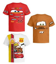 PRICES MAY VARY. Show Off With 'A Little Sizzle': Your little ones will look as stylish as Lightning McQueen himself, thanks to the vibrant, colorful prints on these officially licensed Walt Disney Cars’ T-Shirts - they'll be “Floating like a Cadillac” and “Stinging like a Beamer” in no time Unique Designs Keep Them In The Racing Spirit: Each Cars T-Shirt 3-Pack comes with three colorful designs inspired by Lightning McQueen’s journey from Radiator Springs to the Stanley Cup, so your kid will al Cars Lightning Mcqueen, Kids Feelings, Tow Mater, Car Birthday Theme, Radiator Springs, Birthday Kids, Toddler Birthday, Cars Birthday, Lightning Mcqueen