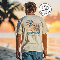 Season:Spring  Summer; Fabric:100% Cotton; Sleeve Length:Short Sleeve; Look After Me:Washable,Wet and Dry Cleaning; Gender:Men's; Style:Outdoor,Casual,Fashion; Elasticity:Micro-elastic; Tops Type:T shirt Tee,Tee Top; Occasion:Daily,Casual,Street; Age Group:Adults; Fit Type:Regular Fit; Pattern:Graphic,Coconut Tree; Design:Print; Neckline:Crew Neck; Brand:Ador; Front page:FF; Listing Date:03/21/2024; Bust:; Length: Mens Street Style Summer, Tree T Shirt, Mens Printed Shirts, Printed Shirts Men, Denim Shirt Men, Linen Shirt Men, Gym Tank Tops, Coconut Tree, Men's Graphic T Shirt